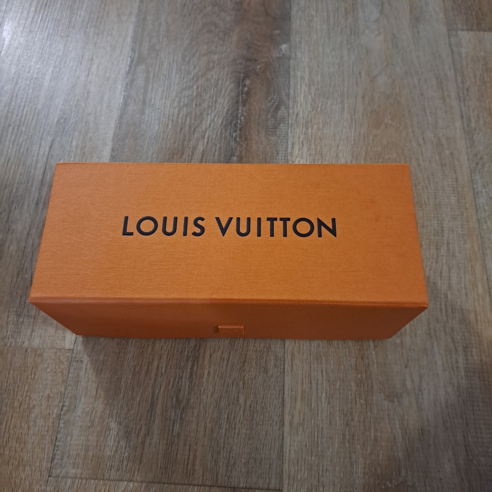 Louis Vuitton Orange EMPTY Logo Box